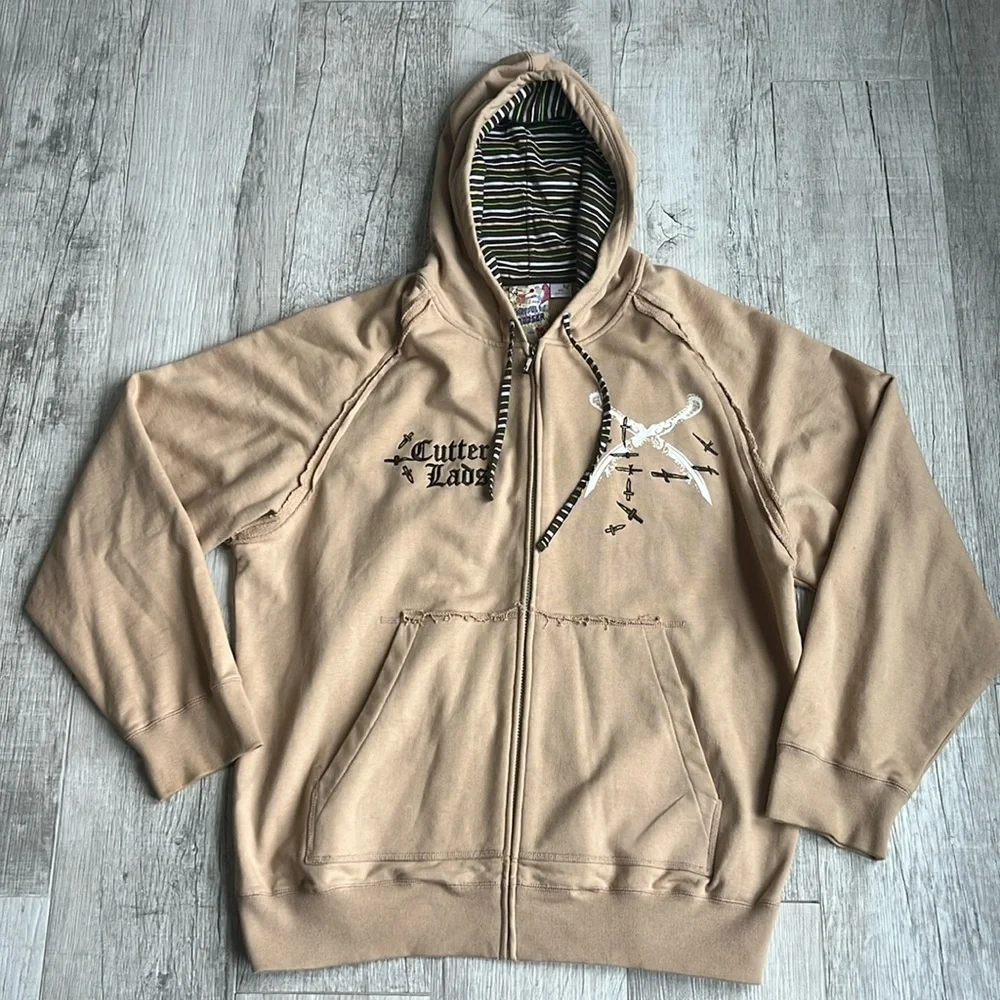 Artful Dodger Graphic ZipUp Hoodie Size 4XL‎ Y2K